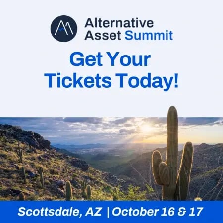  Promo for Alternative Asset Summit virtual conference, focused on real connections and lasting impact.