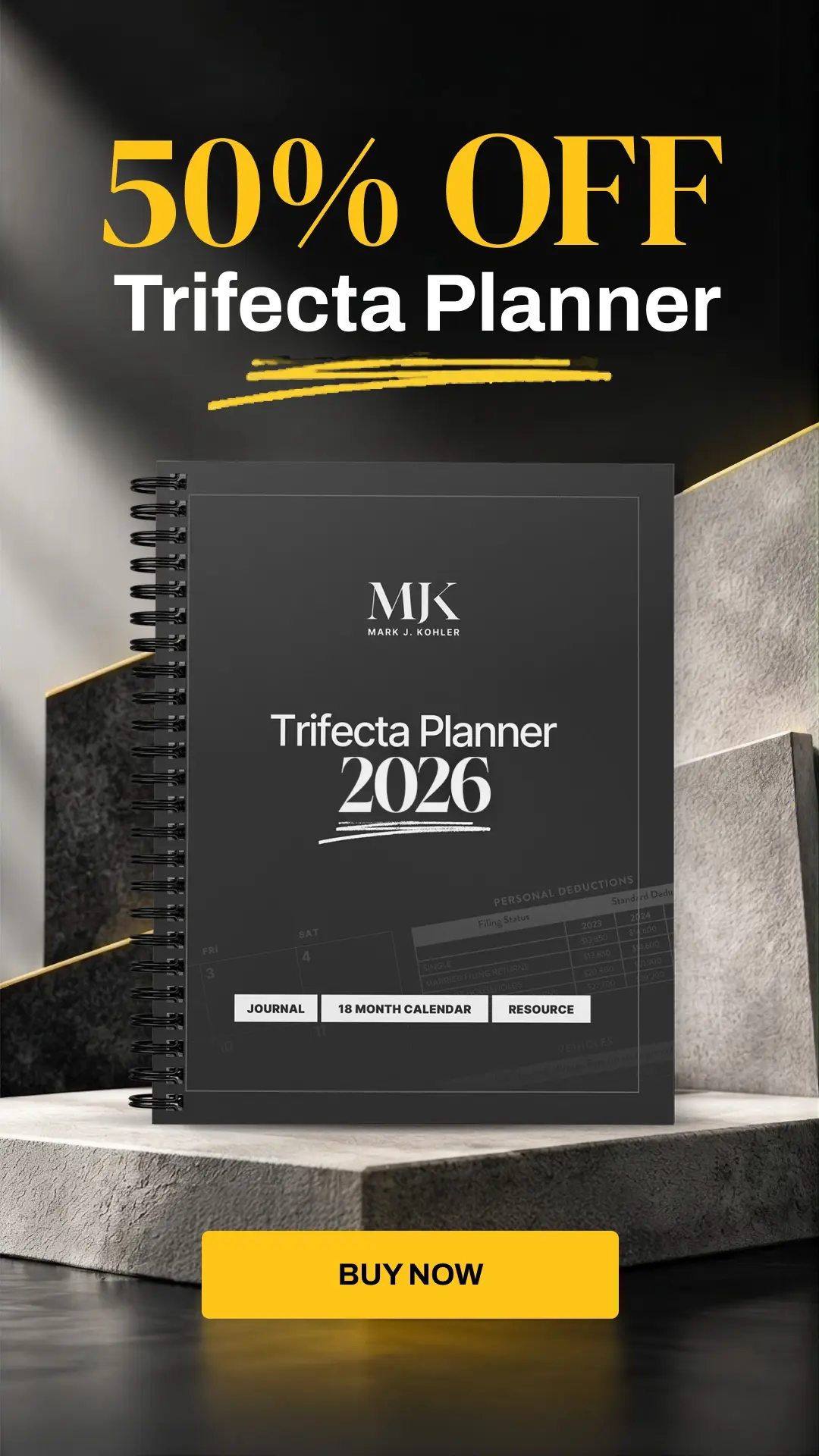 Trifecta Planner 2026 50% off