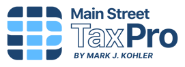 Main Street Tax Pro By Mark J. Kohler Logo