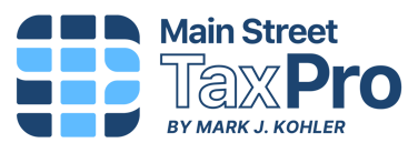 Main Street Tax Pro by Mark J Kohler Logo