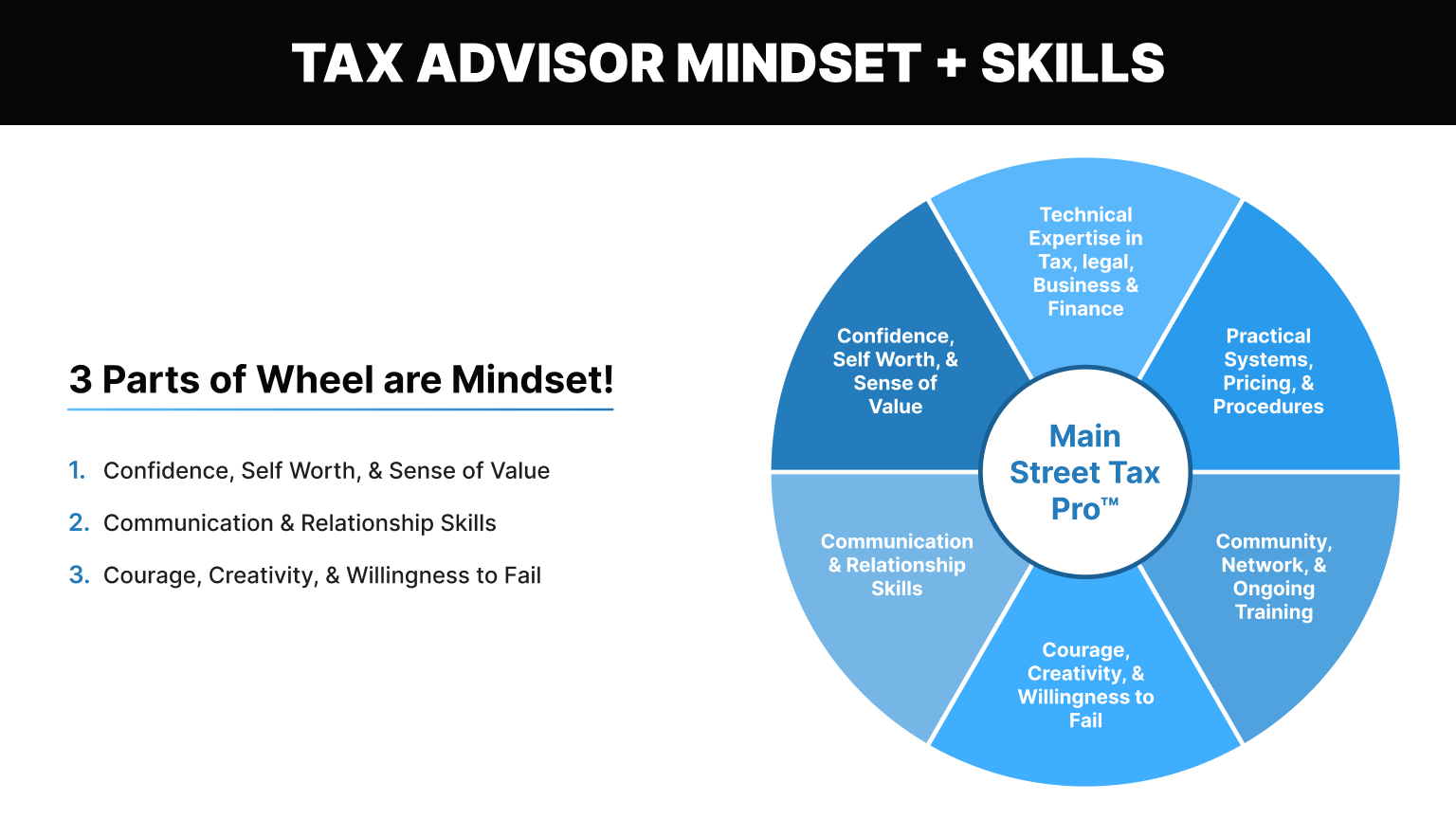 Tax Advisor Mindset + Skills